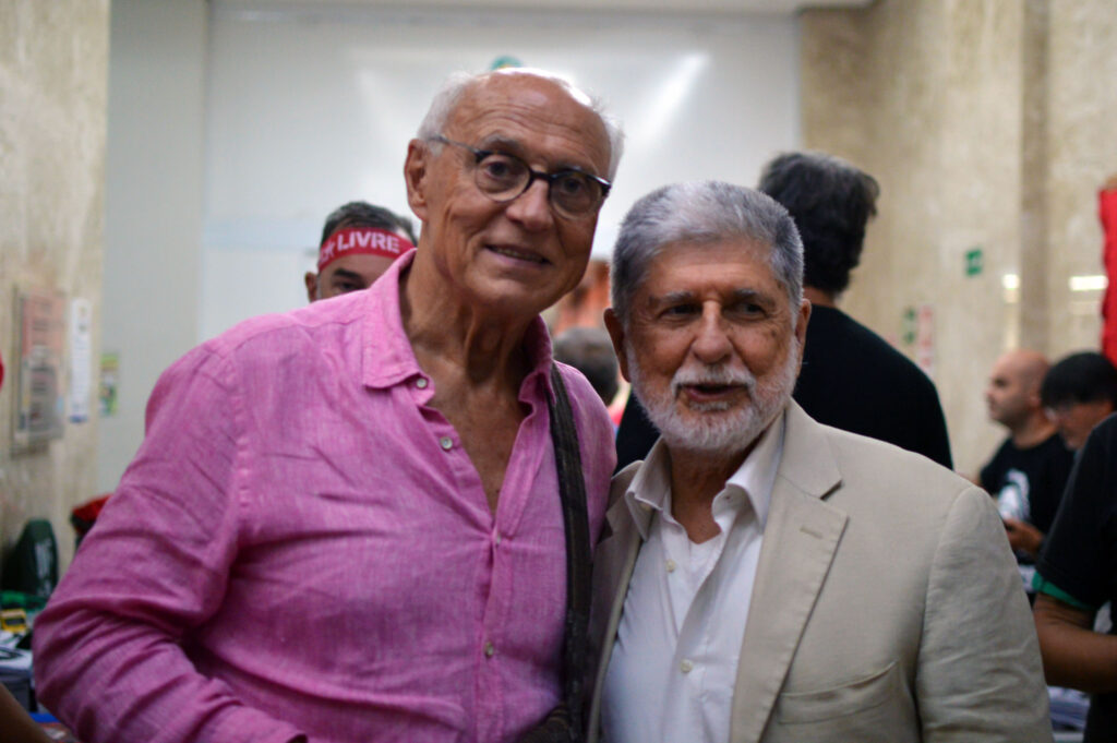 Com Celso Amorim por Lula Livre